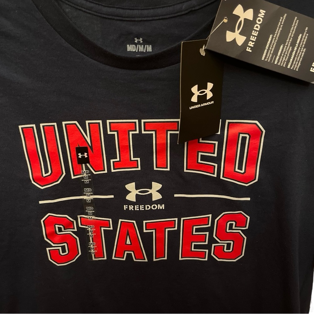 Under Armour FREEDOM T-Shirt United States UA Freedom Tee American Flag TShirt